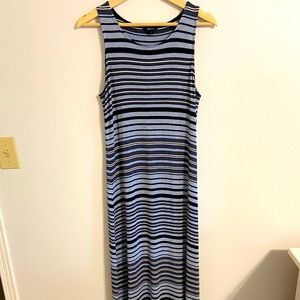 Reitman’s brand maxi dress. Size small. Blue stripe.